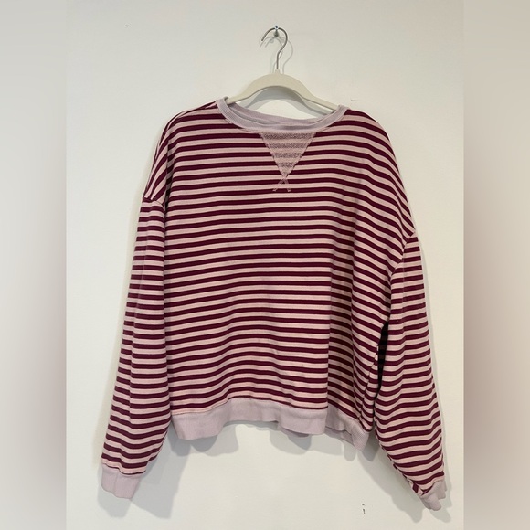 Free People Tops - Free People We The Free Striped Crewneck